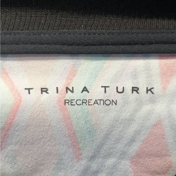 Trina Turk Colorful Geometric Women's Track XS Jacket - Picture 5 of 5